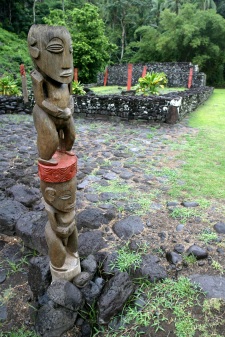 The Marae Arahurahu in Paea