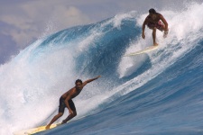 Surfing in Polynesia - a pleasure shared