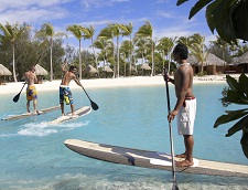 Several activities at the Four Seasons Resort Bora Bora