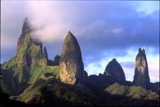 Famous peaks of Ua Pou