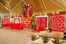 The St Etienne church in Hakahau
