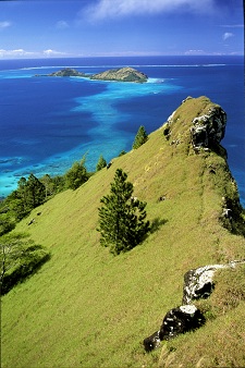 The mount Duff on the island of Mangareva