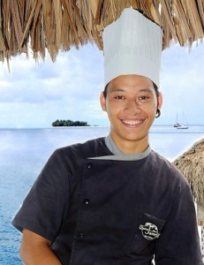 Photo of the New Chef at the Saint James Bora Bora